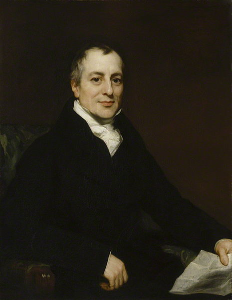 David Ricardo ca. 1821 by Thomas Phillips (1770-1845)  National Portrait Gallery London NPG L241